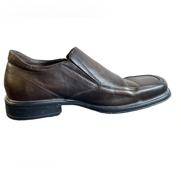 ALDO Vintage Leather Slip On Brown Size  45/11-11.5 - Picture 3 of 11